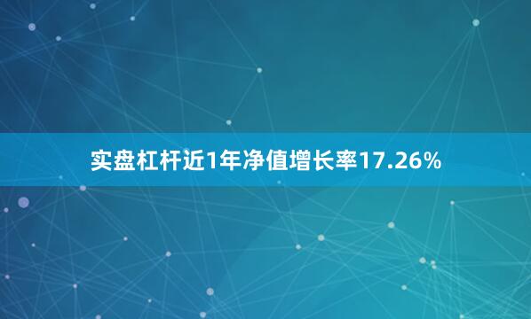 实盘杠杆近1年净值增长率17.26%