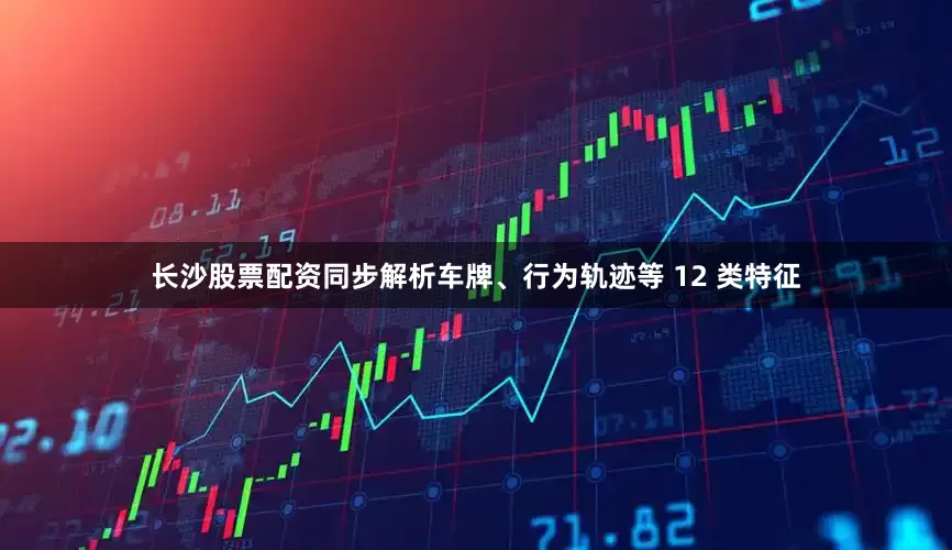 长沙股票配资同步解析车牌、行为轨迹等 12 类特征